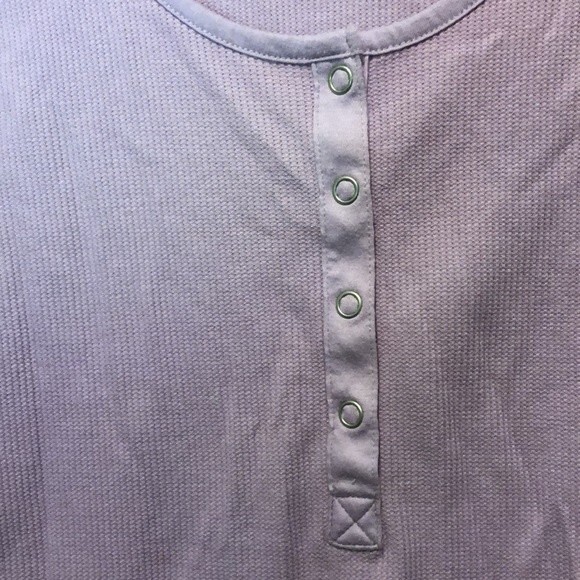 Eddie Bauer size small waffle knit long sleeve top lilac - Picture 3 of 5